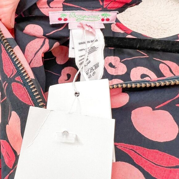 NWT! Bonpoint Cherry Kisses Pan Collar Blouse Size 10Y - Picture 4 of 4